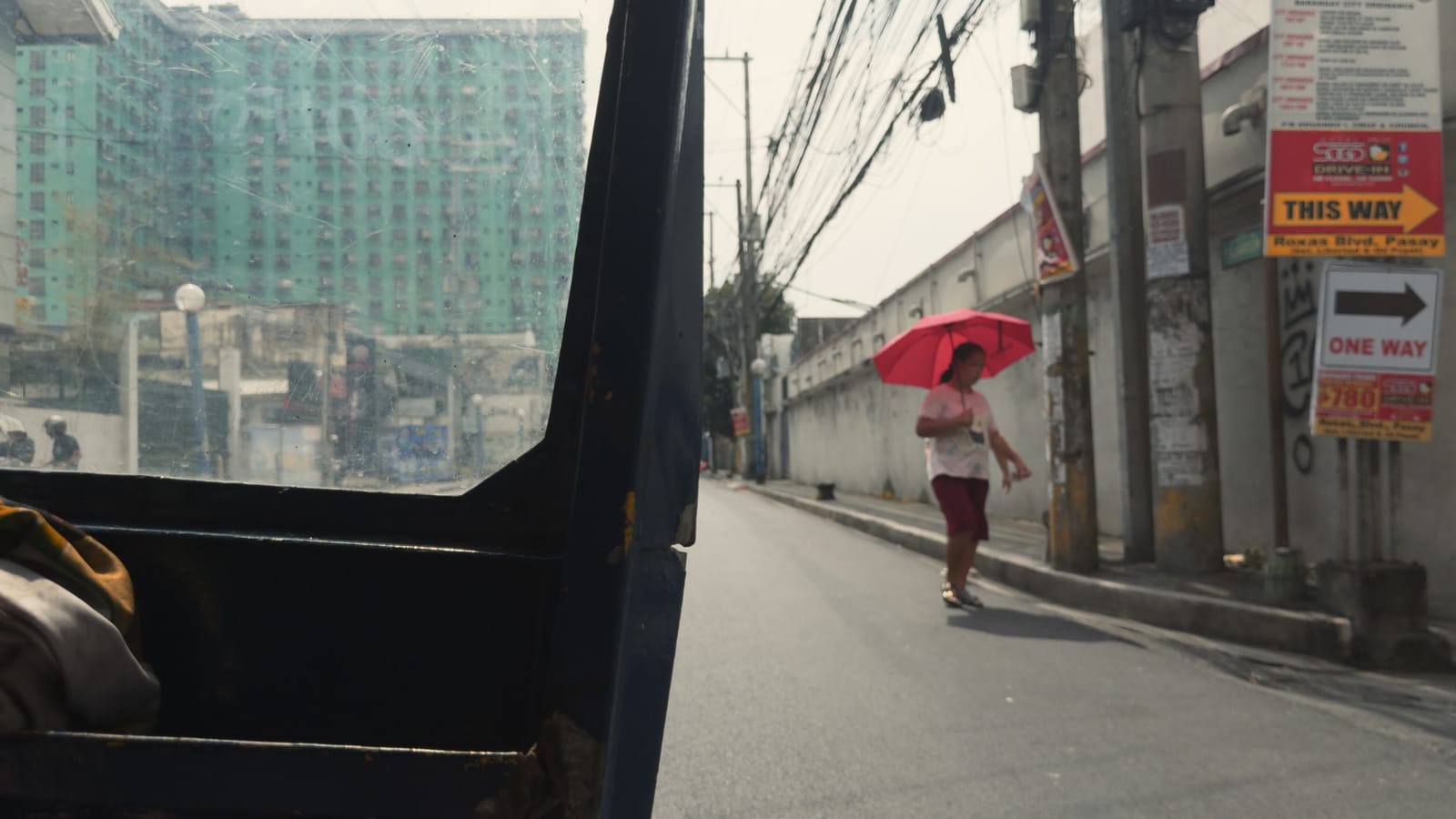 Autumn Ember, applied to log footage of a street in Manila