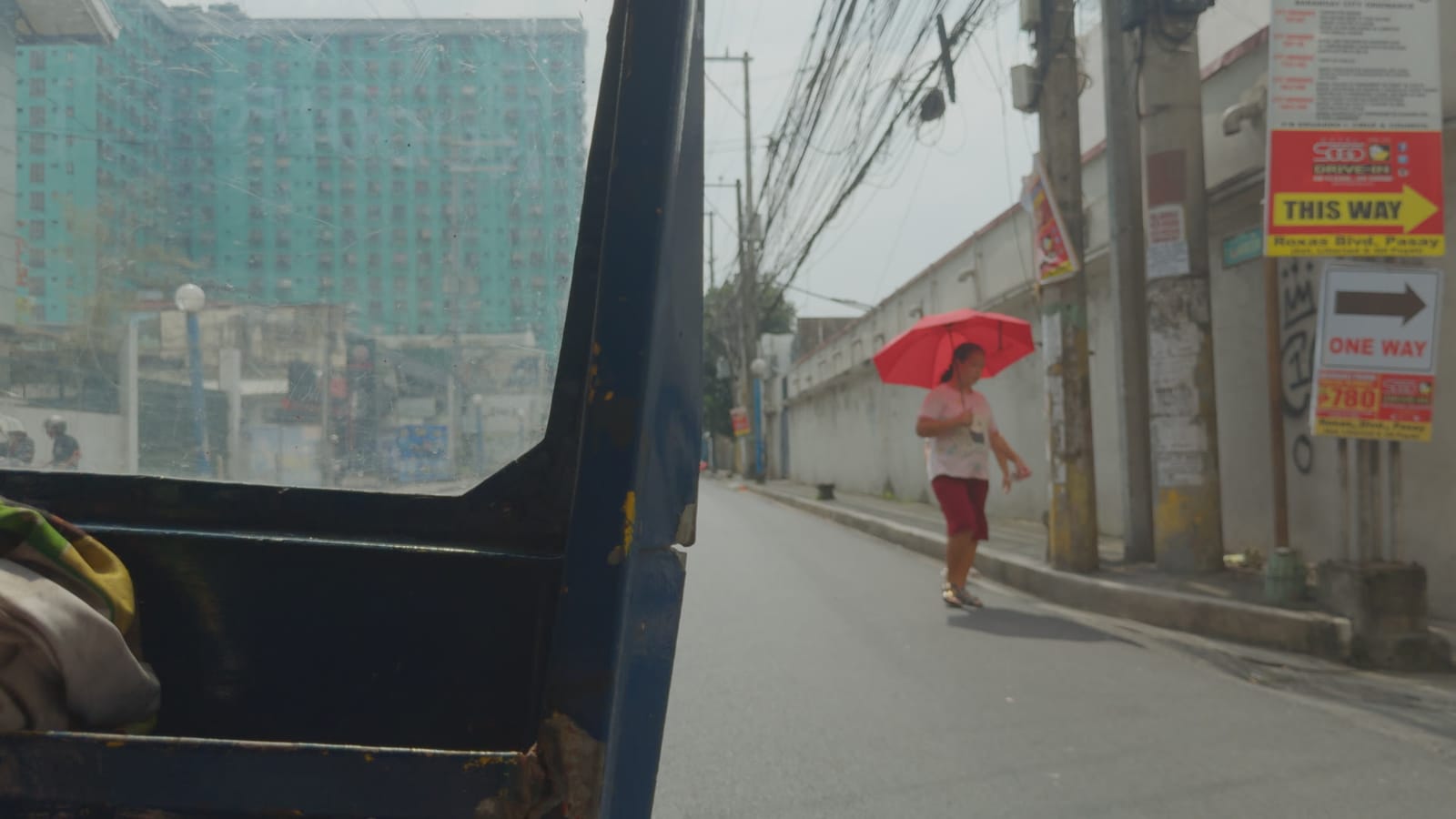 Everybody Wants Some!!, applied to log footage of a street in Manila