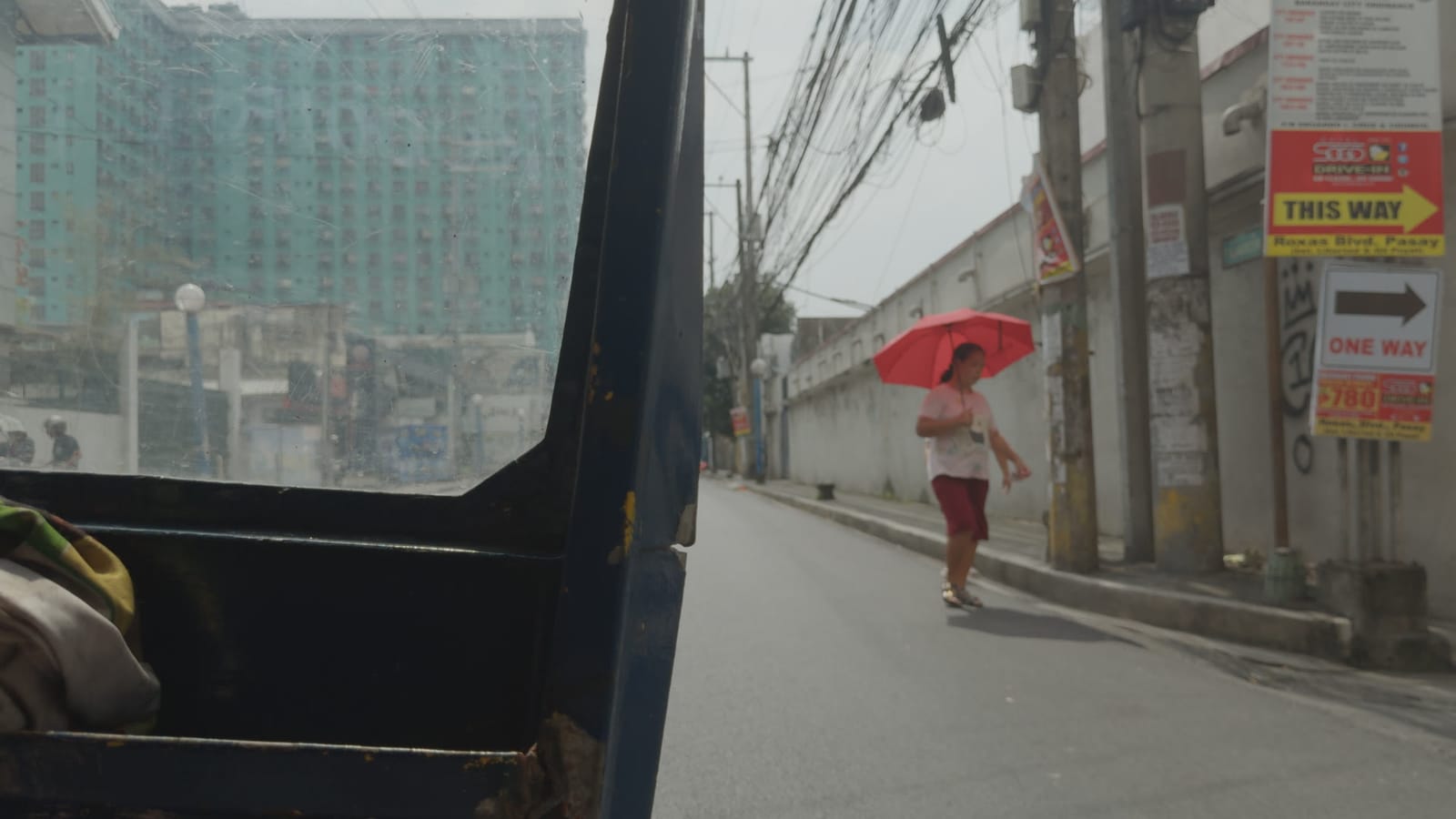 Five Corners, applied to log footage of a street in Manila