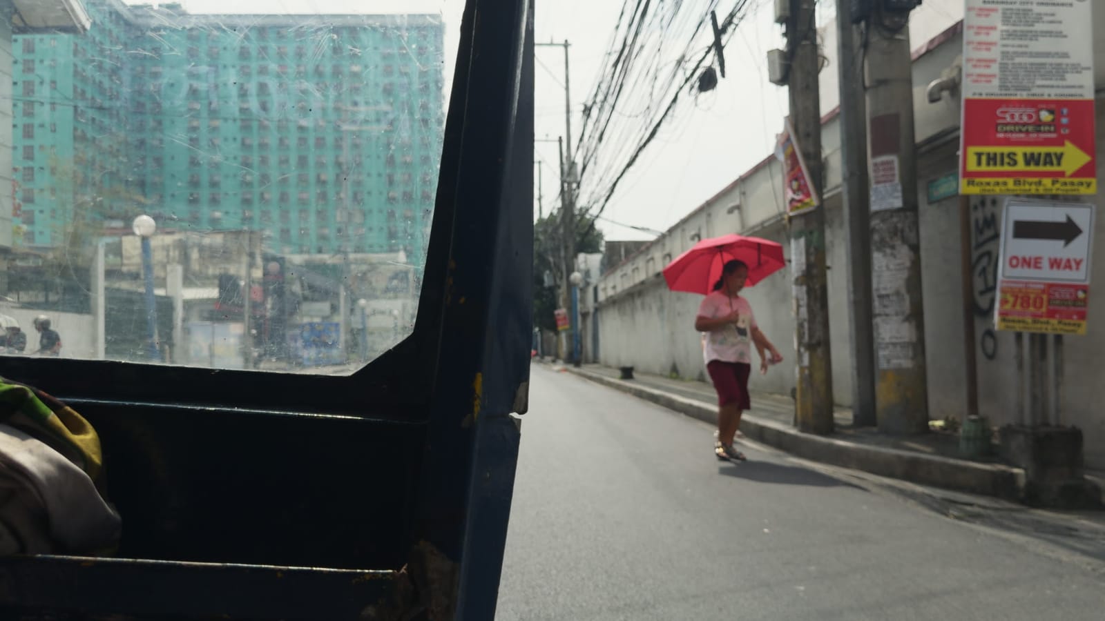 Natural Base, applied to log footage of a street in Manila