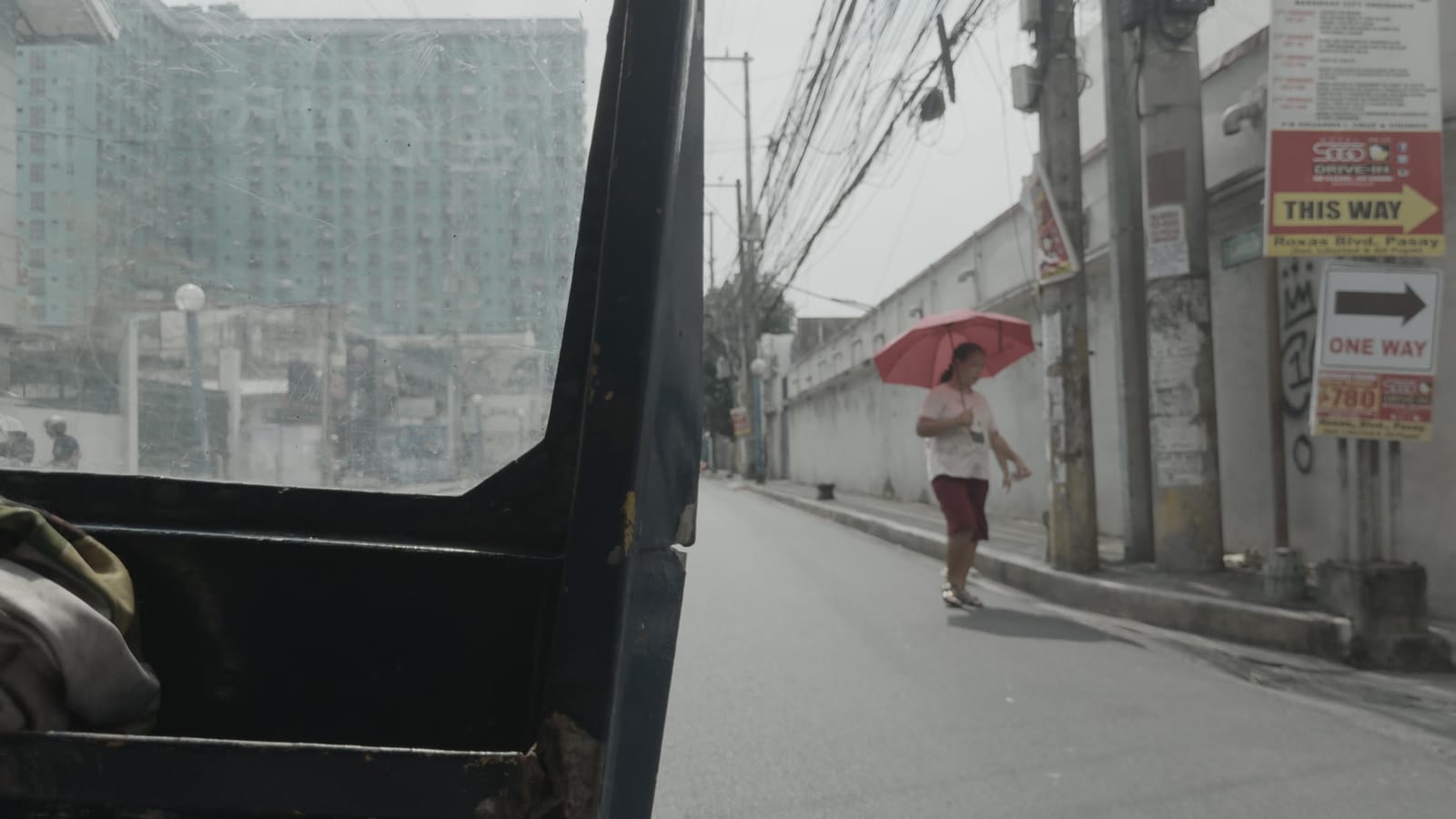 Tigerland, applied to log footage of a street in Manila