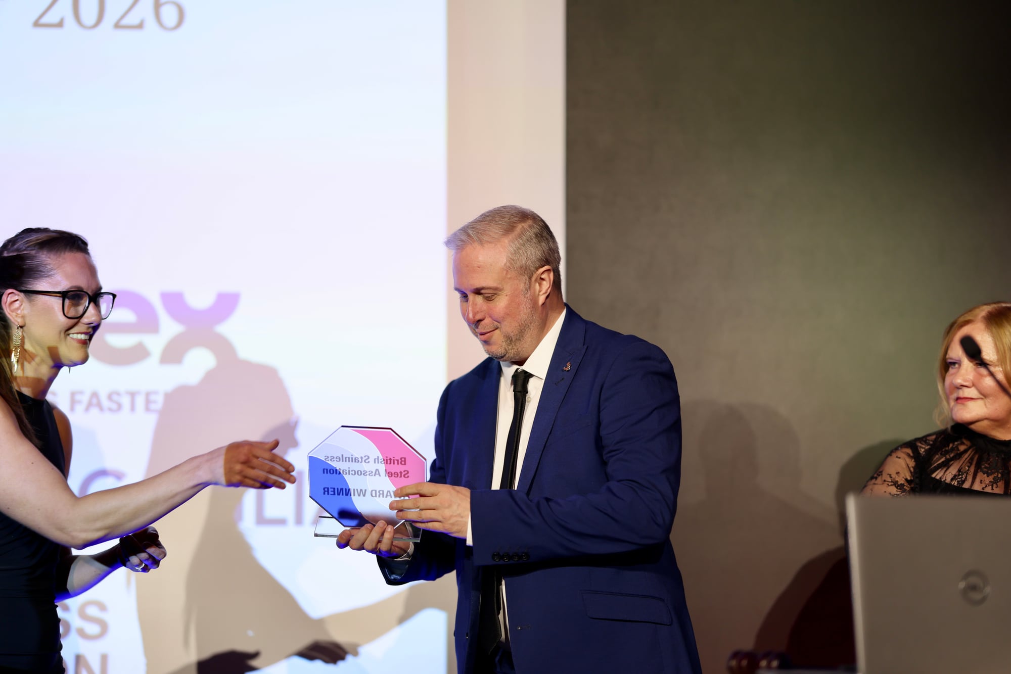 Business events: An award handed over