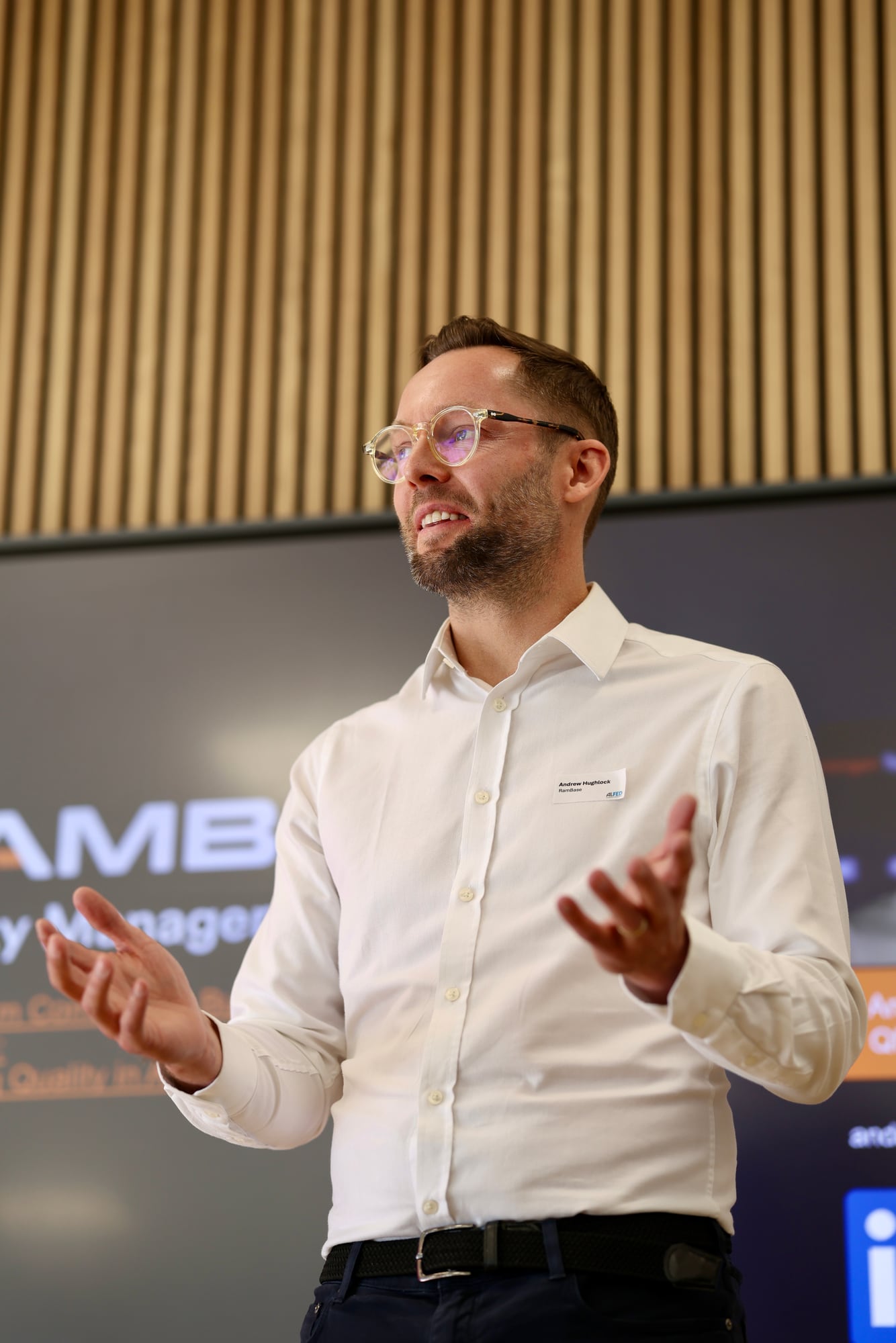 Business events: A sponsor’s talk at a members’ day