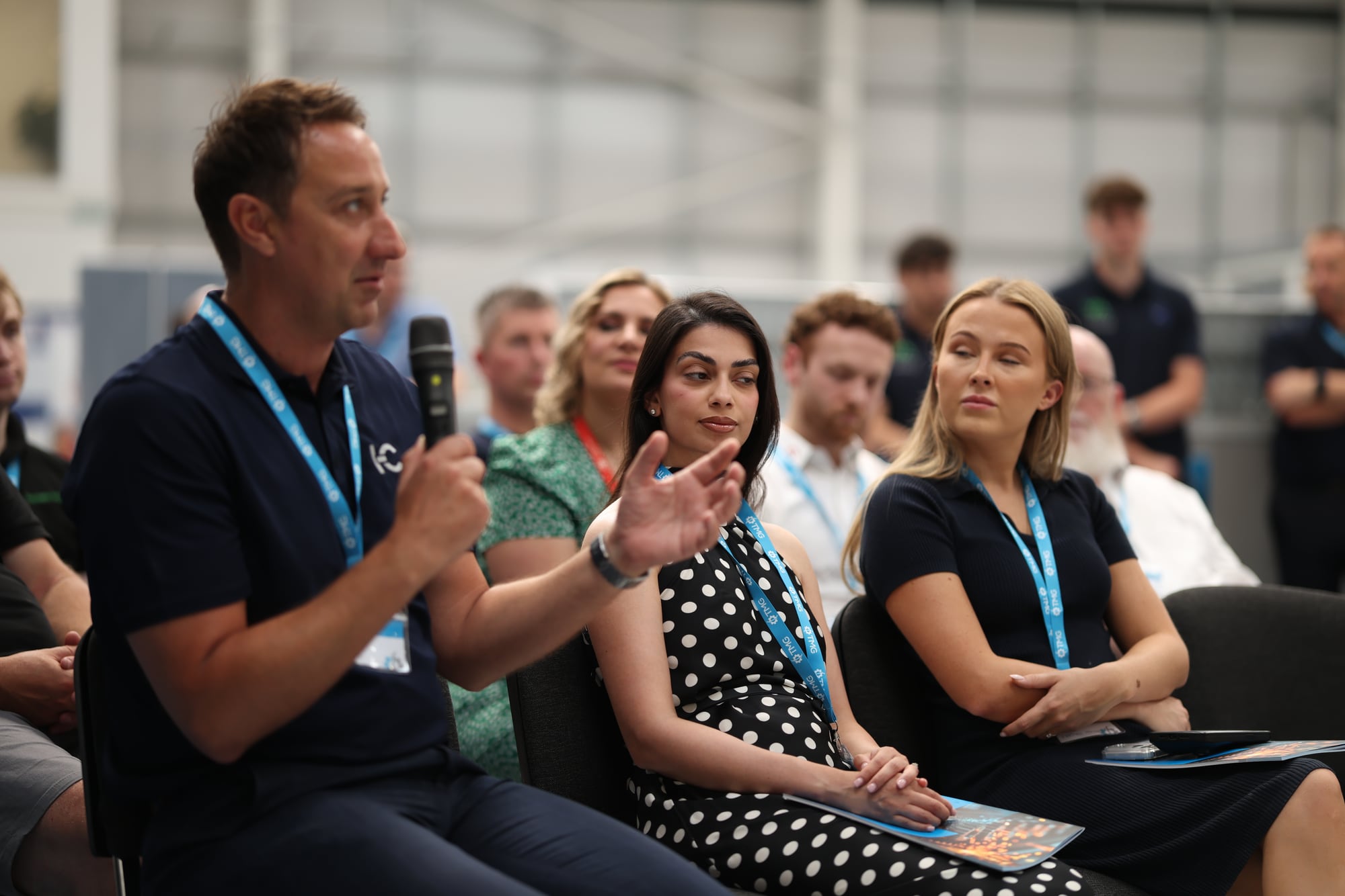 Industry & manufacturing: A question from the floor at a manufacturing event