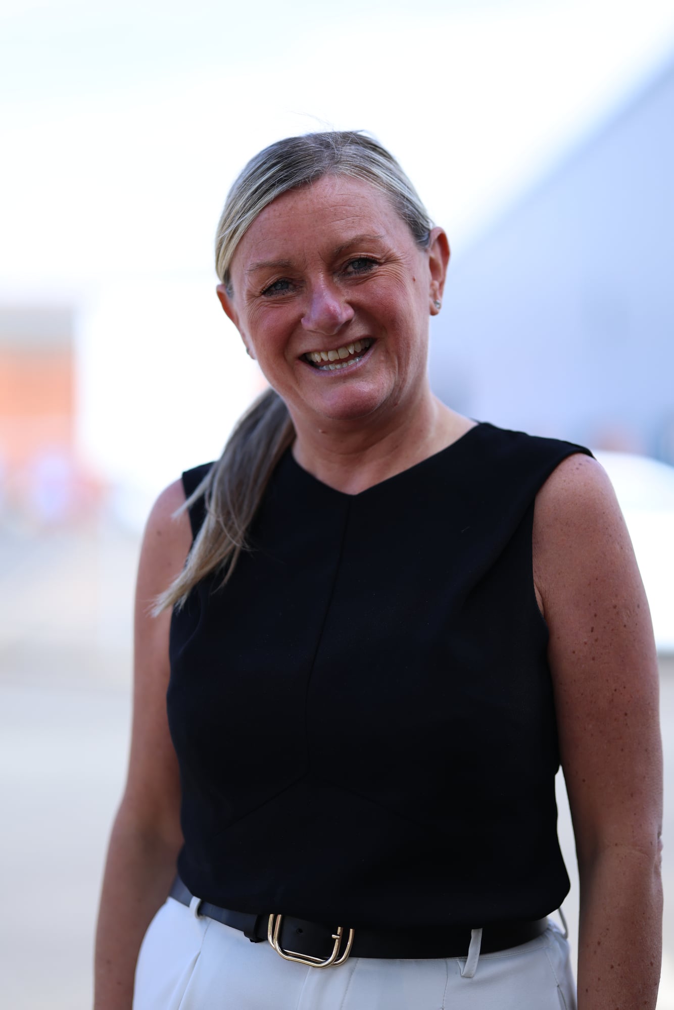 Industry & manufacturing: A staff portrait outside the factory