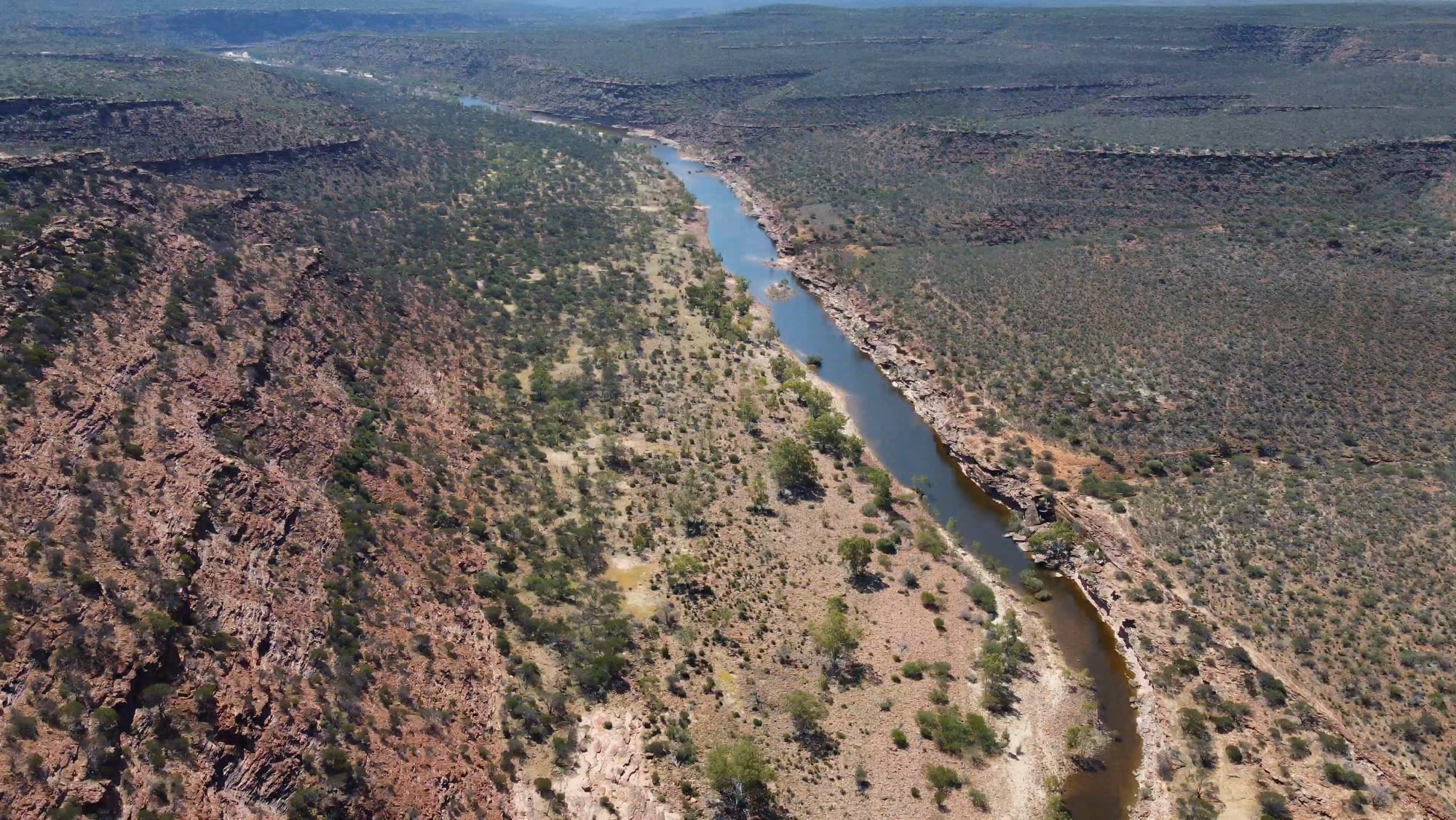 On the road, 2025: A river gorge near Kalbarri