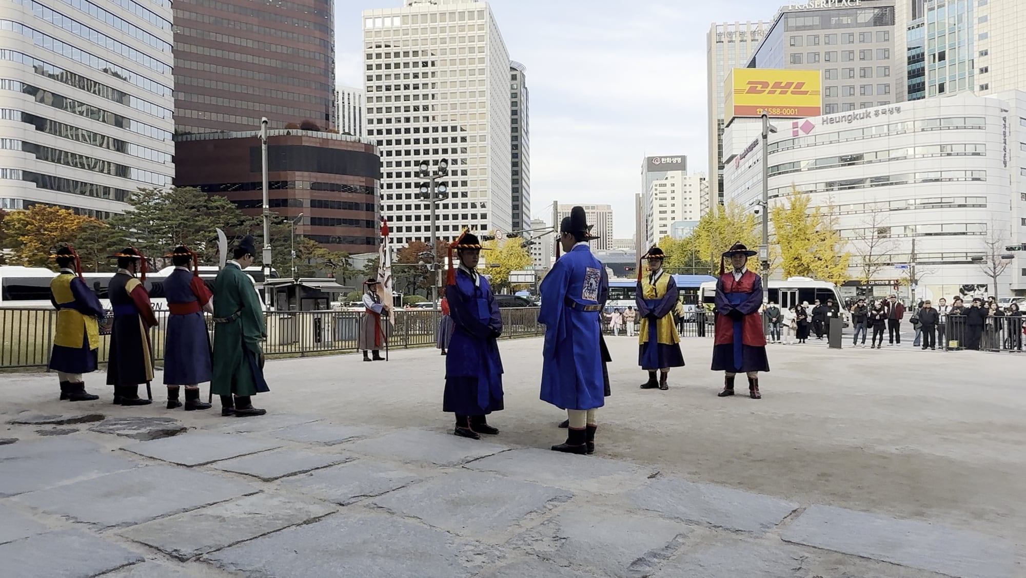 On the road, 2025: The guard ceremony in central Seoul