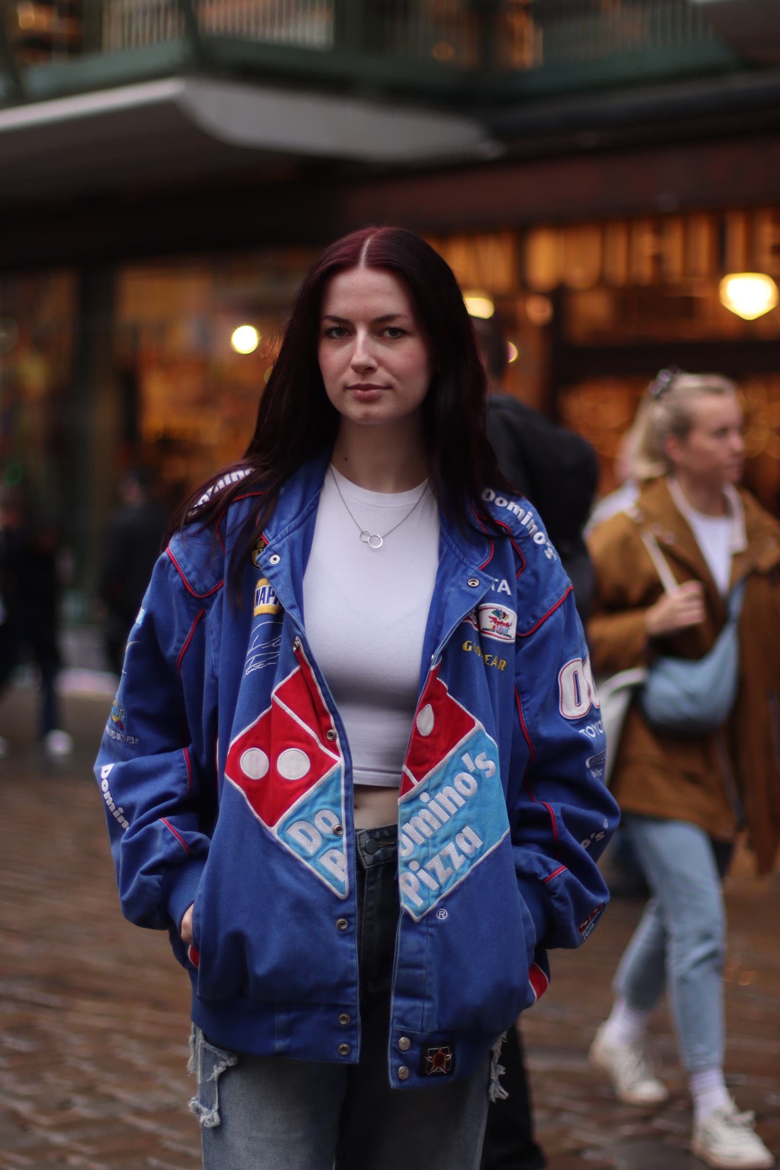 Strangers in the city: A racing jacket on the high street