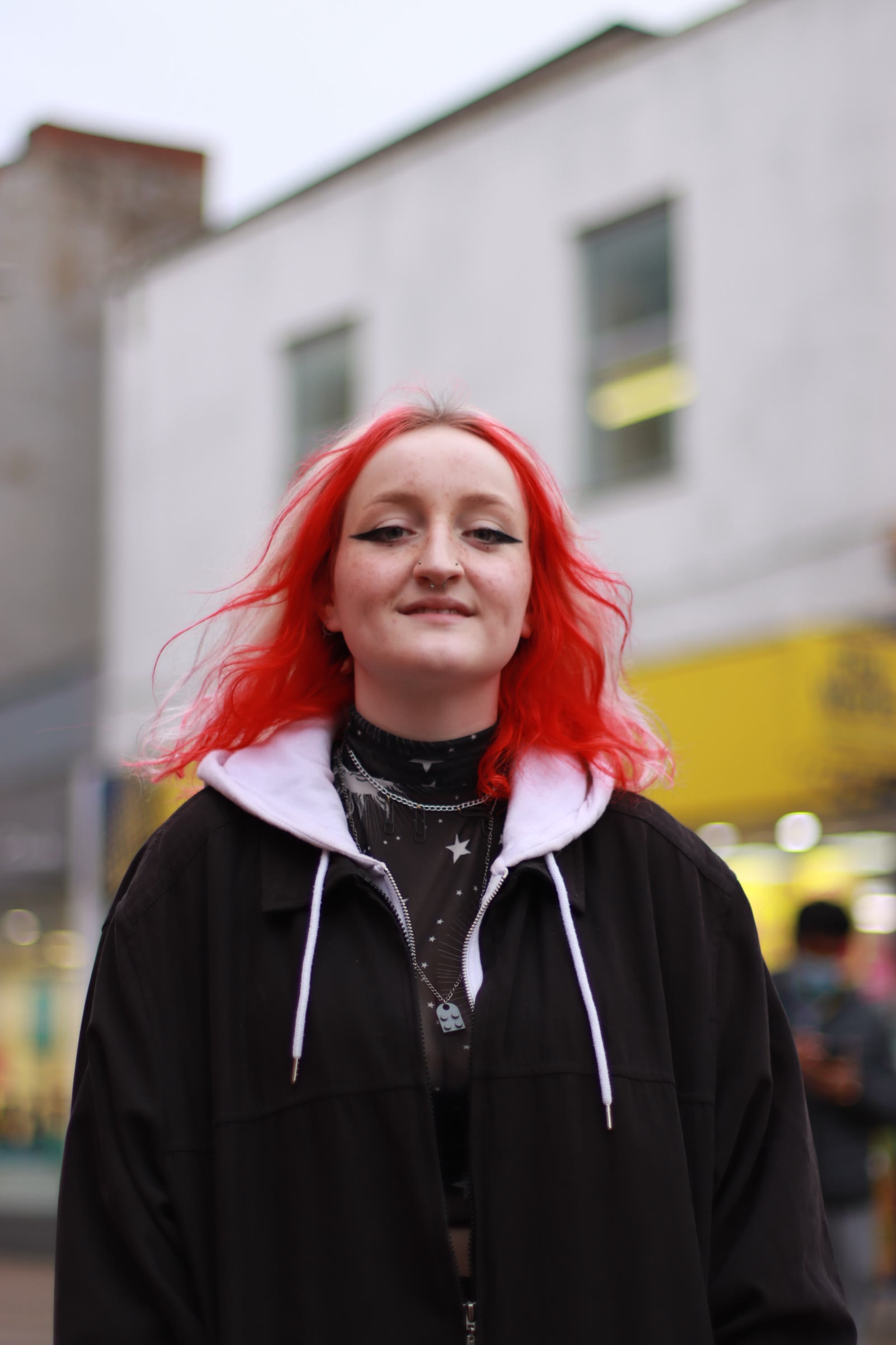 UK street portraits: Northampton, red hair